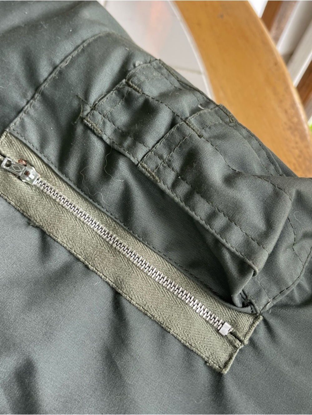 Vintage 70s Arctic Parka Flight Jacket N 3B Fur Lined Hood Military Issued M/L - Picture 16 of 16